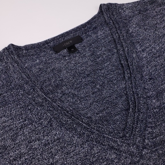 J Crew Medium Womens Sweater Merino Linen E9434 Bl - Picture 6 of 8